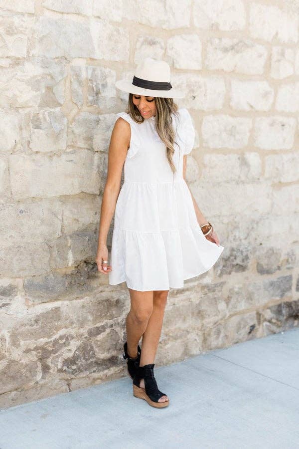 Hipster Row - Wholesale Dress - Women's - Mattie Ruffled Babydoll Dress12