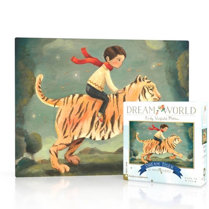 New York Puzzle Company - Vente Puzzle – adulte - Dream Tiger Mini - Mini-puzzle de 20 pièces0