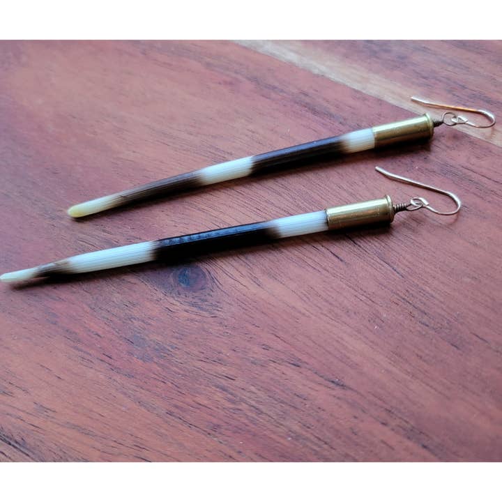 Gem Lounge Jewelry - Wholesale Dangle Earrings - Yellowstone Quill Bullet Earrings5