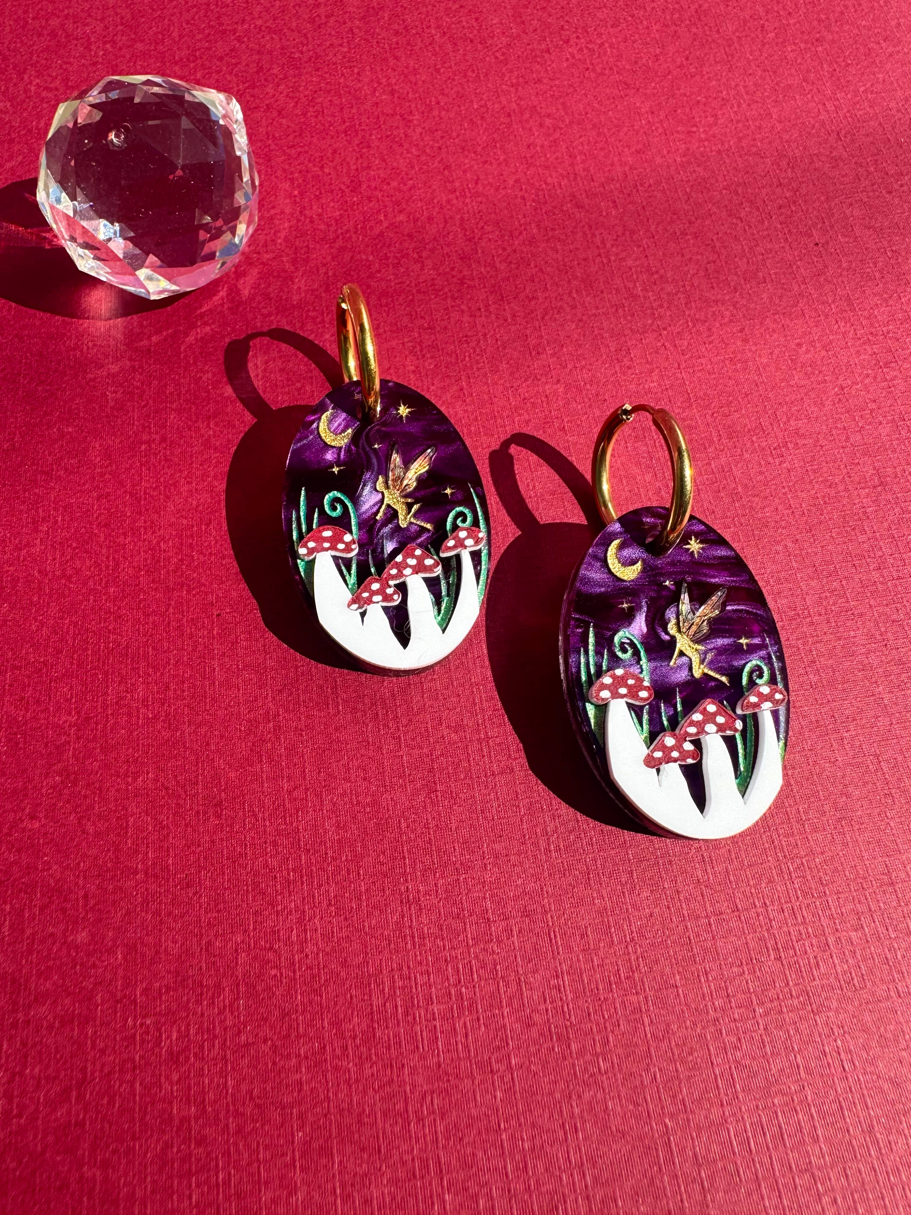 Not Picasso - Wholesale Dangle Earrings - She was a Fairy 1