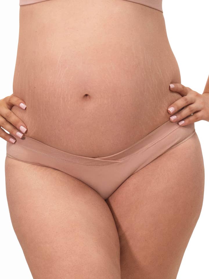 Bamboe bikini met V-taille voor zwangerschap voor wholesale door B Free AUSTRALIA