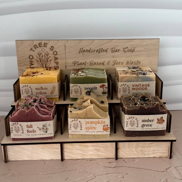 Two Tree Soaps - Wholesale Retailer Display - Beauty & Wellness - Handmade Soap Display6