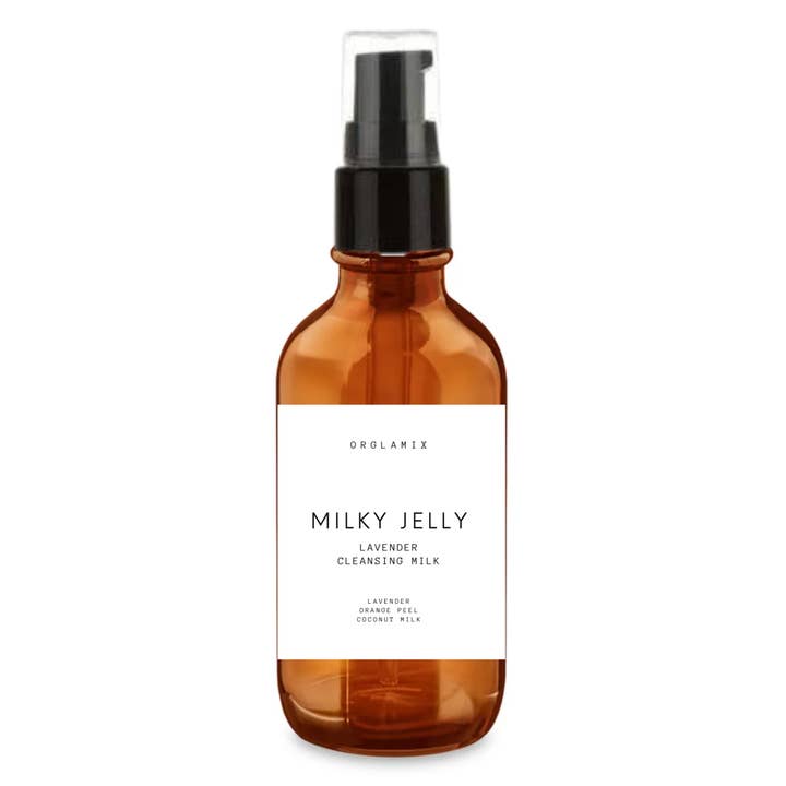 Orglamix - Wholesale Facial Cleanser - Milky Jelly Facial Cleanser | Organic Face Wash - Lavender