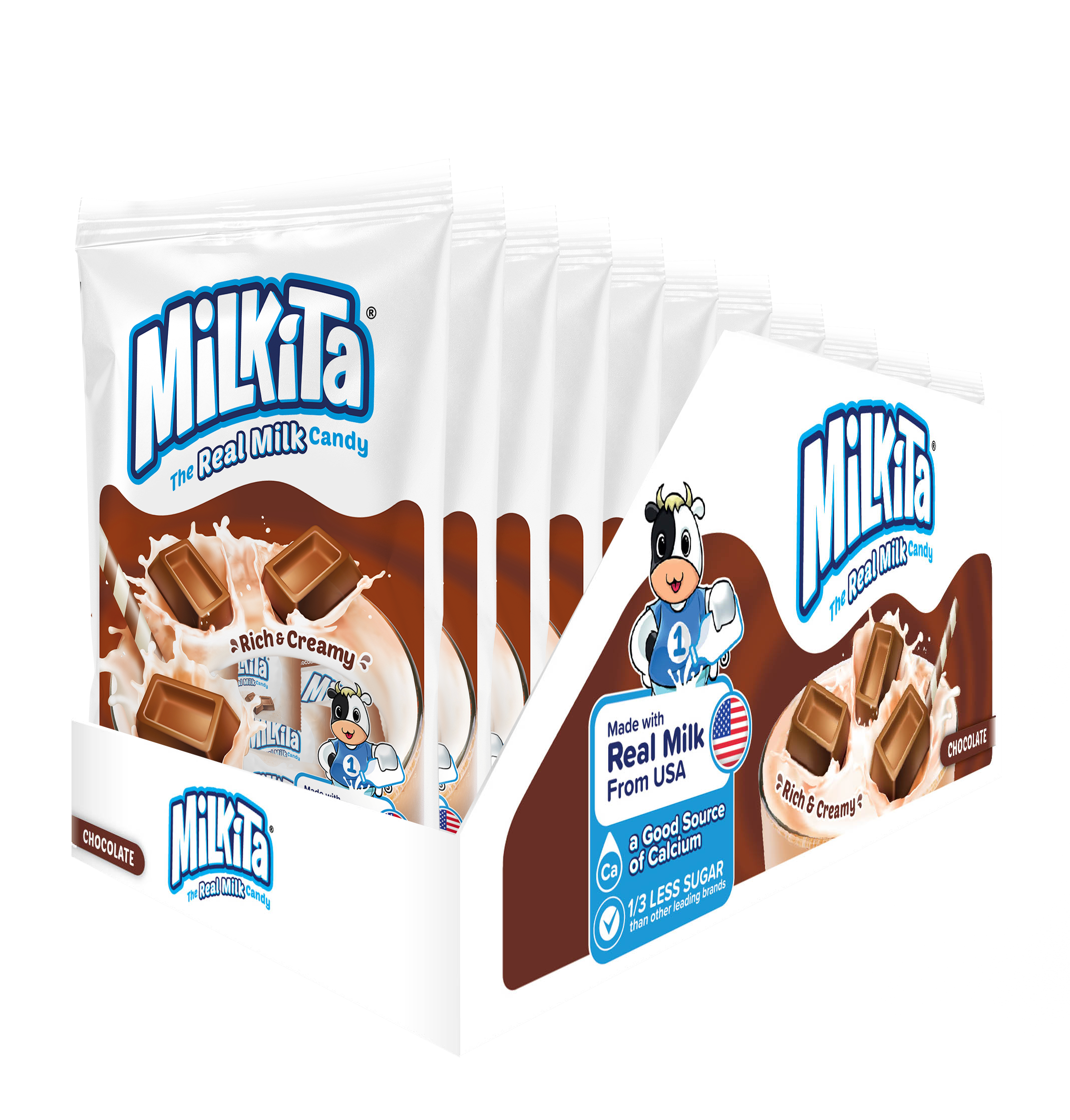 Milkitacandy - Vendita all'ingrosso Toffee - Milkita La Vera Caramella al Latte Cioccolato 12 pezzi2