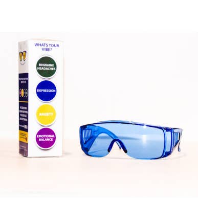 Good Vibes RETRO-bril: ontdek je kleurrijke stemming voor wholesale door Good Vibes ChromoTherapy Glasses
