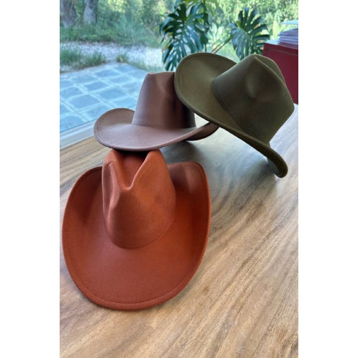 One and Only Accessories - Vente Chapeau de cowboy – femme - CHAPEAU DE COWBOY EN FEUTRE VÉGÉTALIEN27
