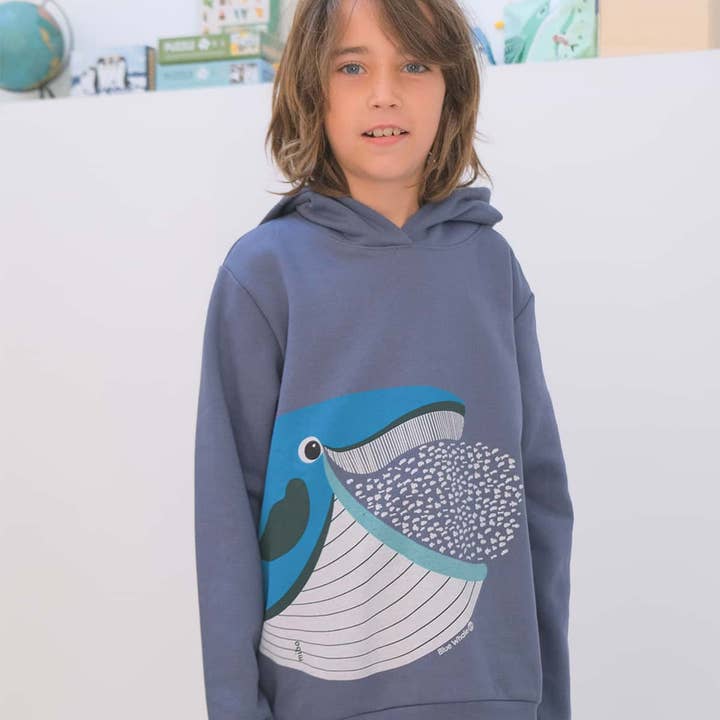 Coq En Pate - Wholesale Hoodie - Kids - Kids' organic hoodie, navy - Whale2