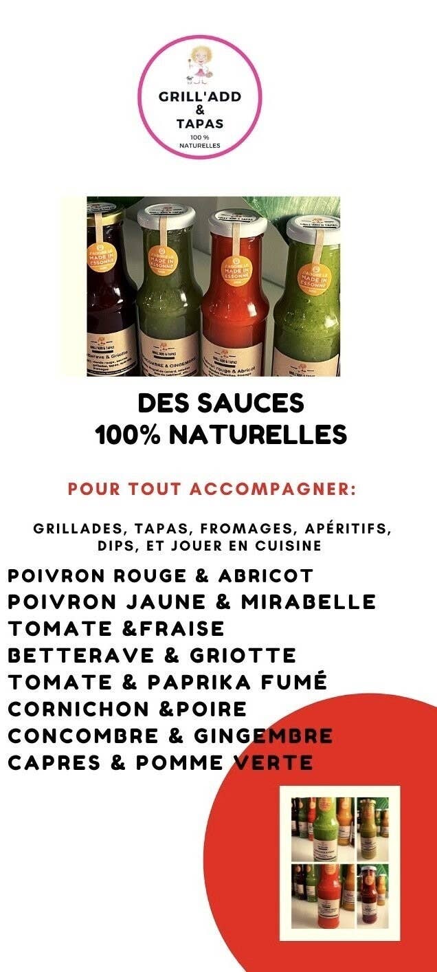 La corbeille à Confitures - Wholesale Sauce - Red pepper & apricot sauce with cayenne pepper1