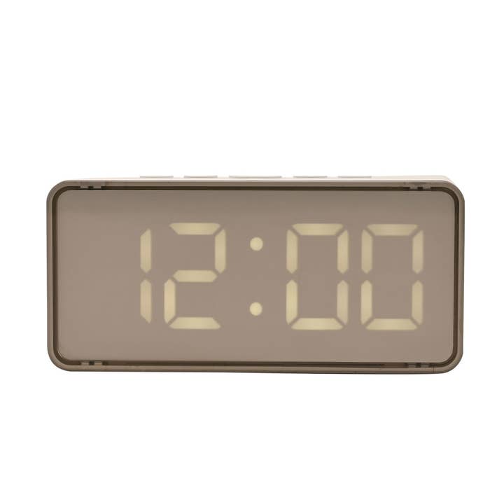 WIDDOP and Co. US - Wholesale Alarm Clock - Hometime Digital LED Alarm Clock - White