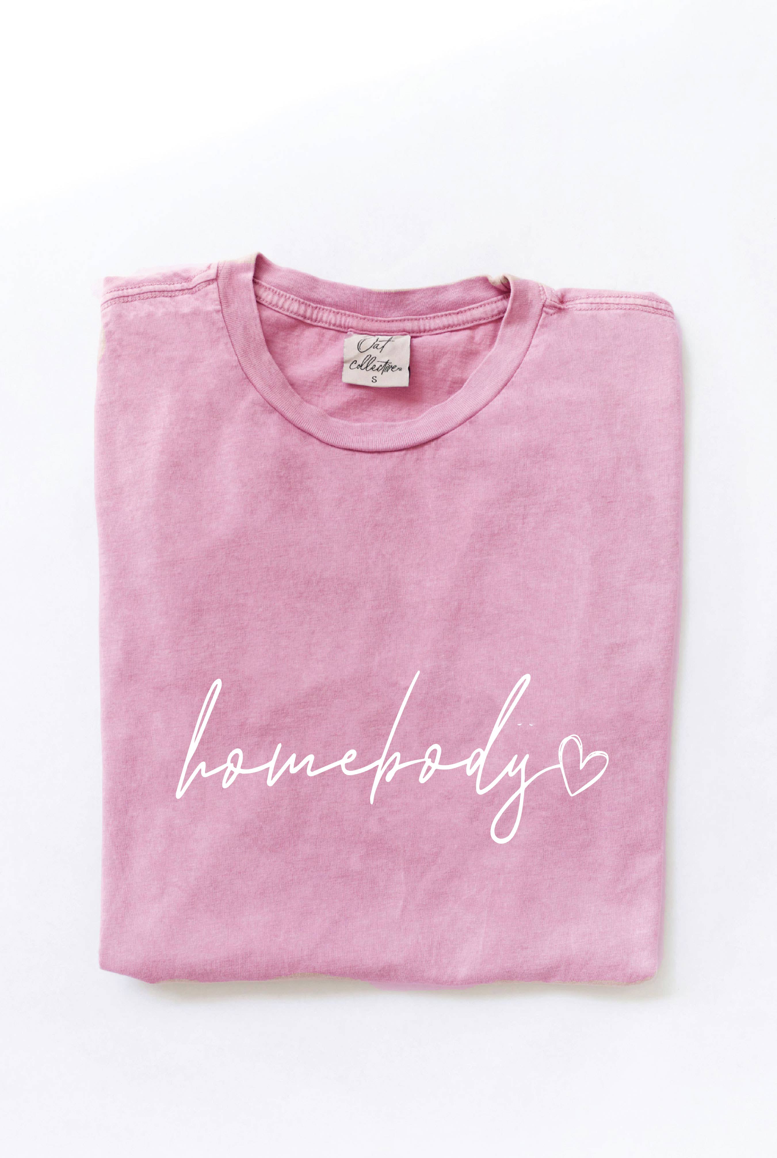OAT COLLECTIVE – Engroshandel T-shirt med print - Dame – HOMEBODY Mineral grafisk top8