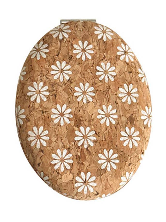 Espejo de Maquillaje Plegable con Estampado Floral Vintage DP25E958 para venta al por mayor de Dipped Shop