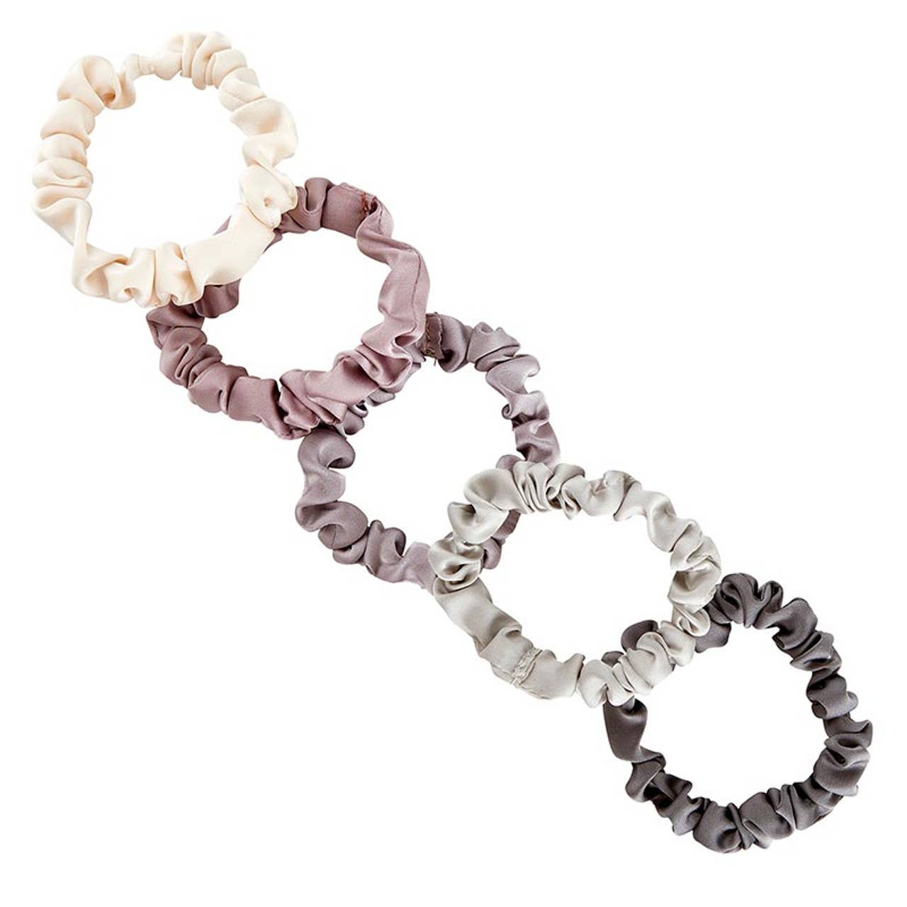 Bella Sleep + Spa - Wholesale Scrunchie - Women's - Satin Scrunchies Jar - Lilac Ash Ombre1