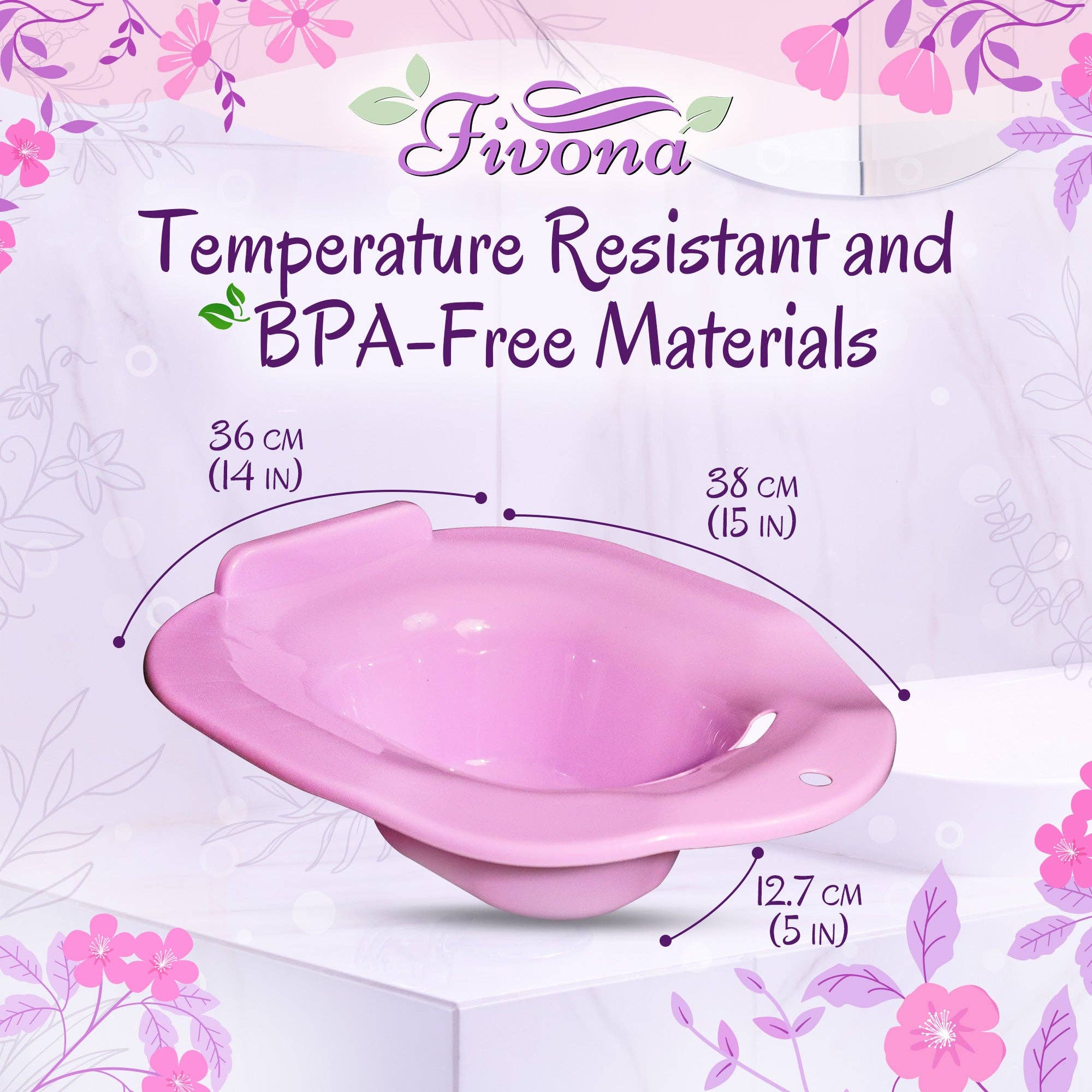 FIVONA - Wholesale Set met bad- en lichaamsproducten - Yoni stoombad voor toilet | Zitbadzitje voor aambeien6