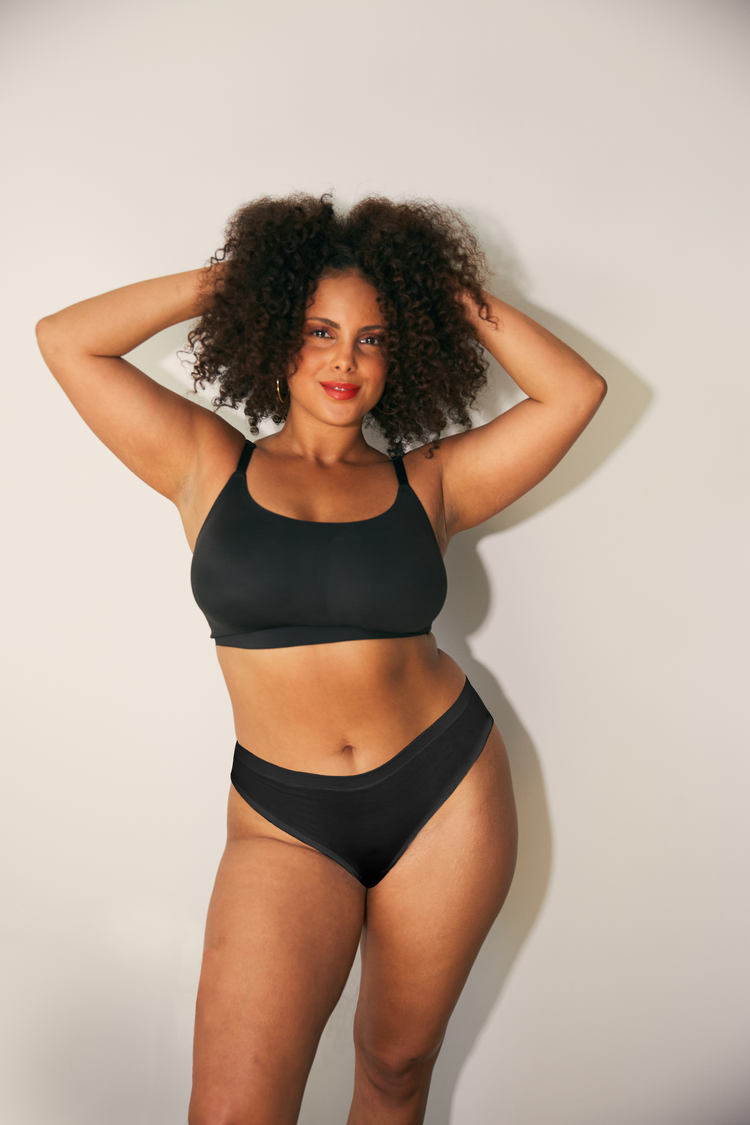 Black No-Show Bikini for wholesale on Faire3