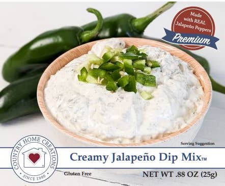 Country Home Creations - Wholesale Dip - Creamy Jalapeño Dip Mix