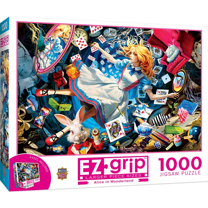 EZ Grip - Alice in Wonderland 1000 Piece Jigsaw Puzzle for wholesale by Masterpieces Puzzles