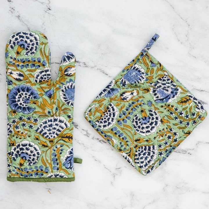 Rahab's Rope - Wholesale Oven Mitt/Pot Holder - Minted Motif Oven Mitt