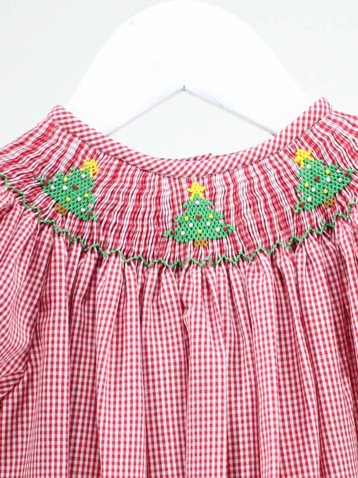 Charming Little Ones - Wholesale Dress - Kids - Merry Christmas Tree Zoey Dress2