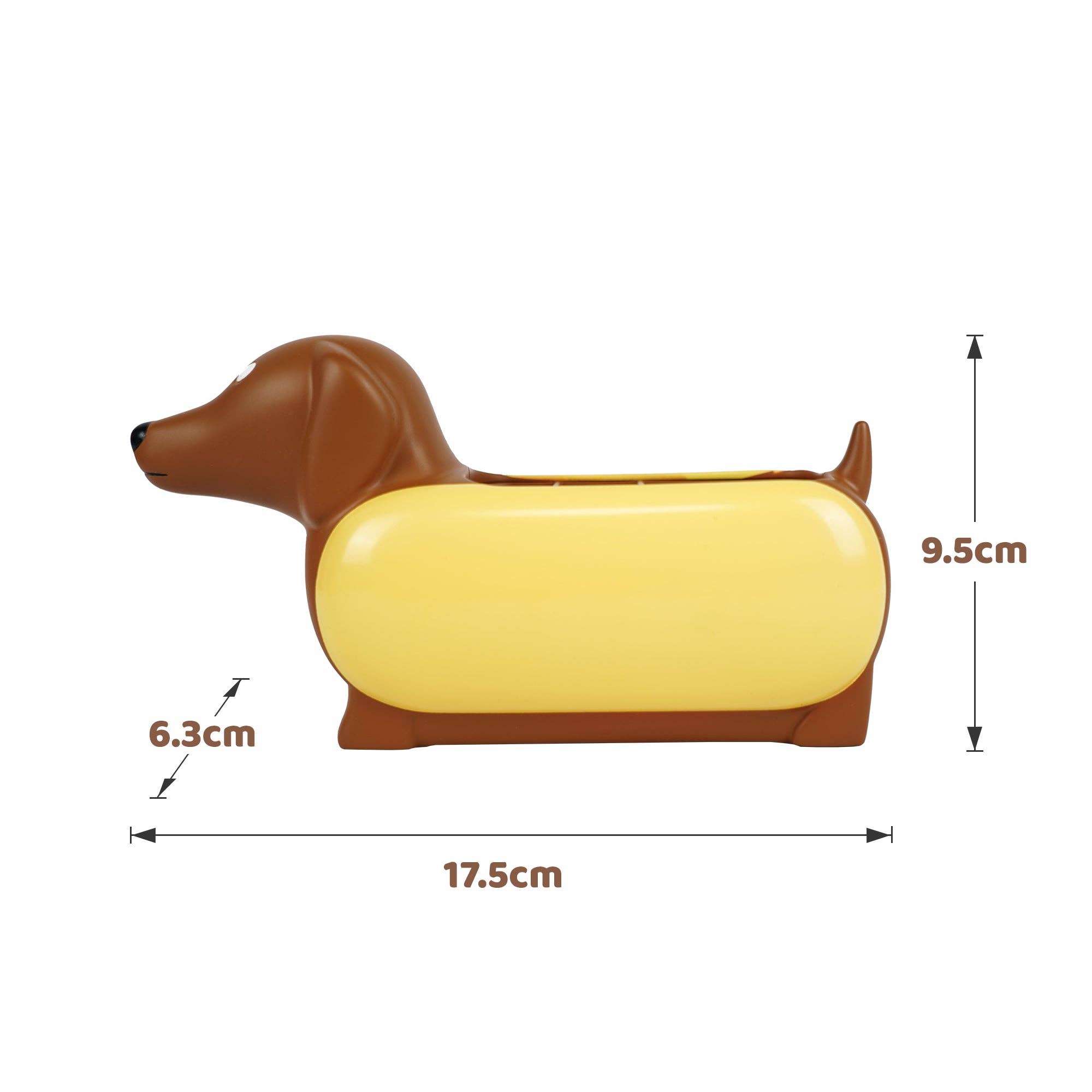 Yobro - Vendita all'ingrosso Portapenne e portamatite - Portapenne Bassotto Hot Dog - Organizzatore da Scrivania3
