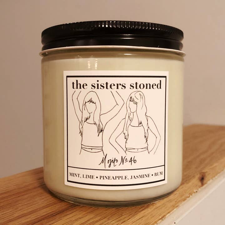 Mojito No. 46 Soy 2-Wick Wick Candle for wholesale by The Sisters Stoned