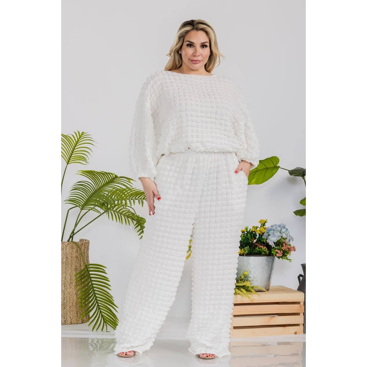 DORCAS - Vente Ensemble haut et pantalon (PAS d'intérieur) - Femme - Ensemble Deux Pièces Bubble10