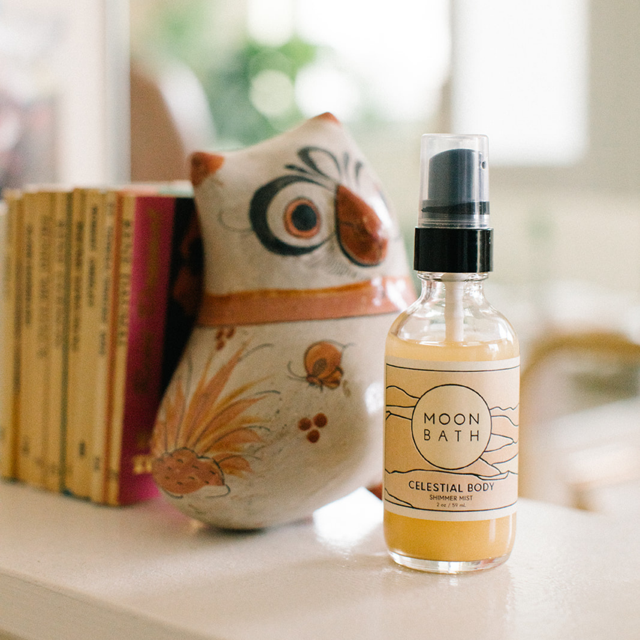 Moon Bath - Venta al por mayor Agua/bruma facial y corporal - CELESTIAL BODY | Spray corporal con brillo5