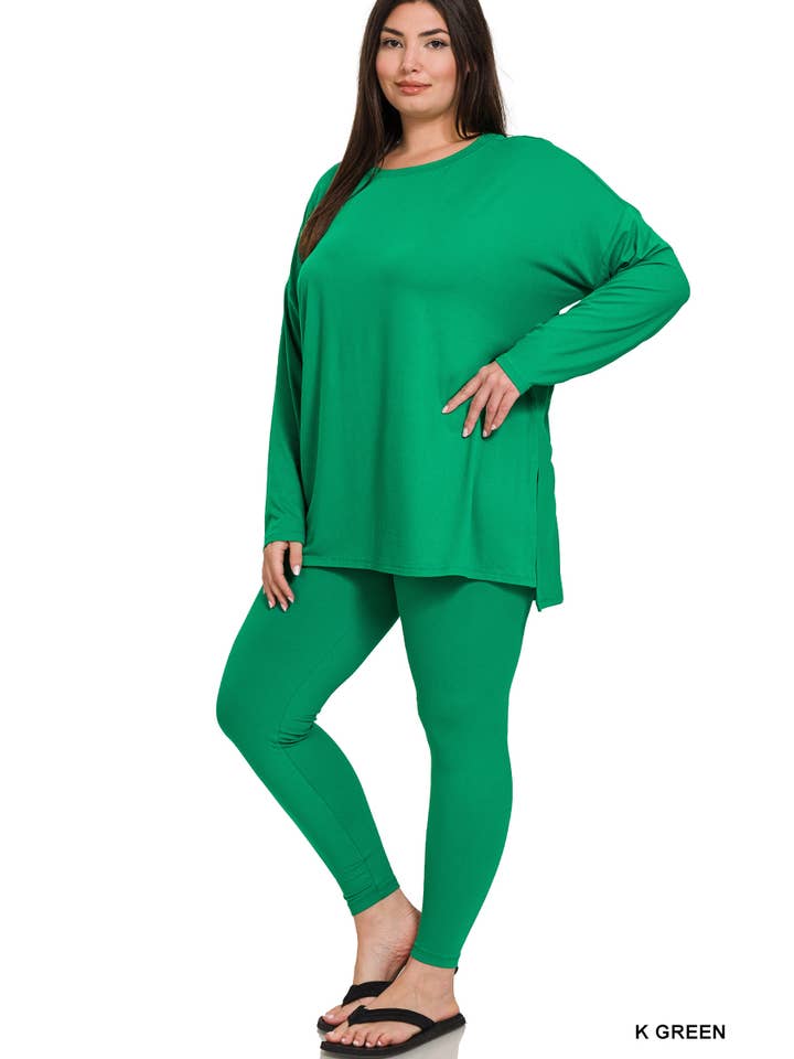 Vanilla Monkey – wholesale Lounge set – Women's – Plus Brushed Dty Microfiber Loungewear Set13