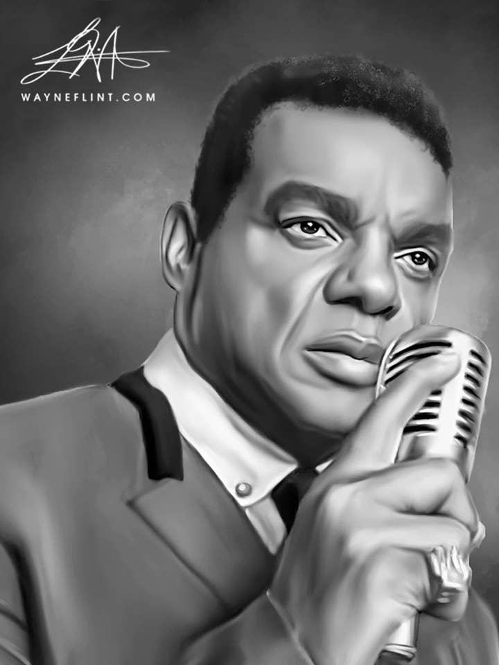 Ronald Isley für den Großhandel von Wayne Flint Digital Portraits