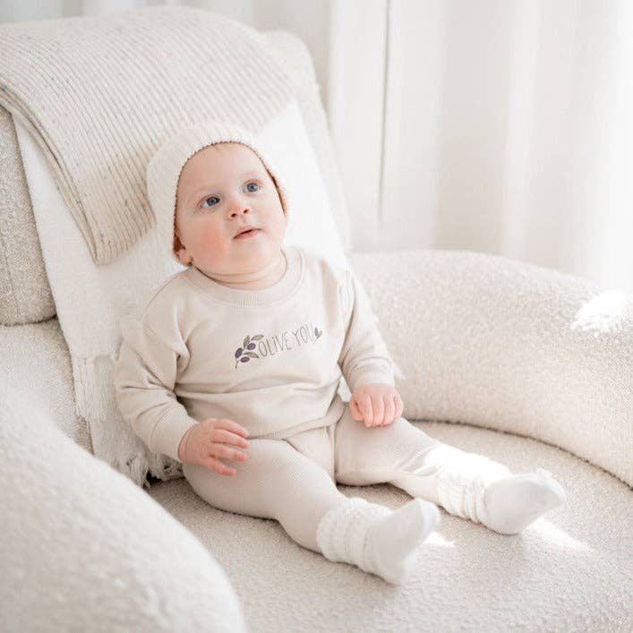 Stone Olive You Crewneck for wholesale on Faire2