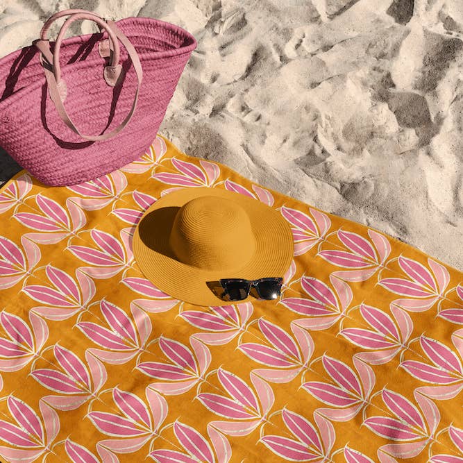 Strandtuch Blush Blades für den Großhandel von Yumi Baby Holland