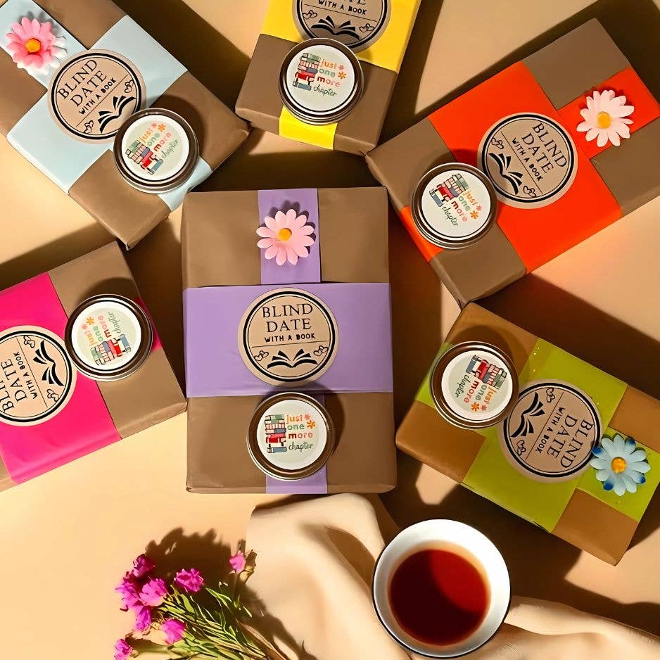 Nefer Designer Candles & Home Decor - Wholesale Contemporary & Literary Fiction - Blind Date with a Book & Candle Gift Set4