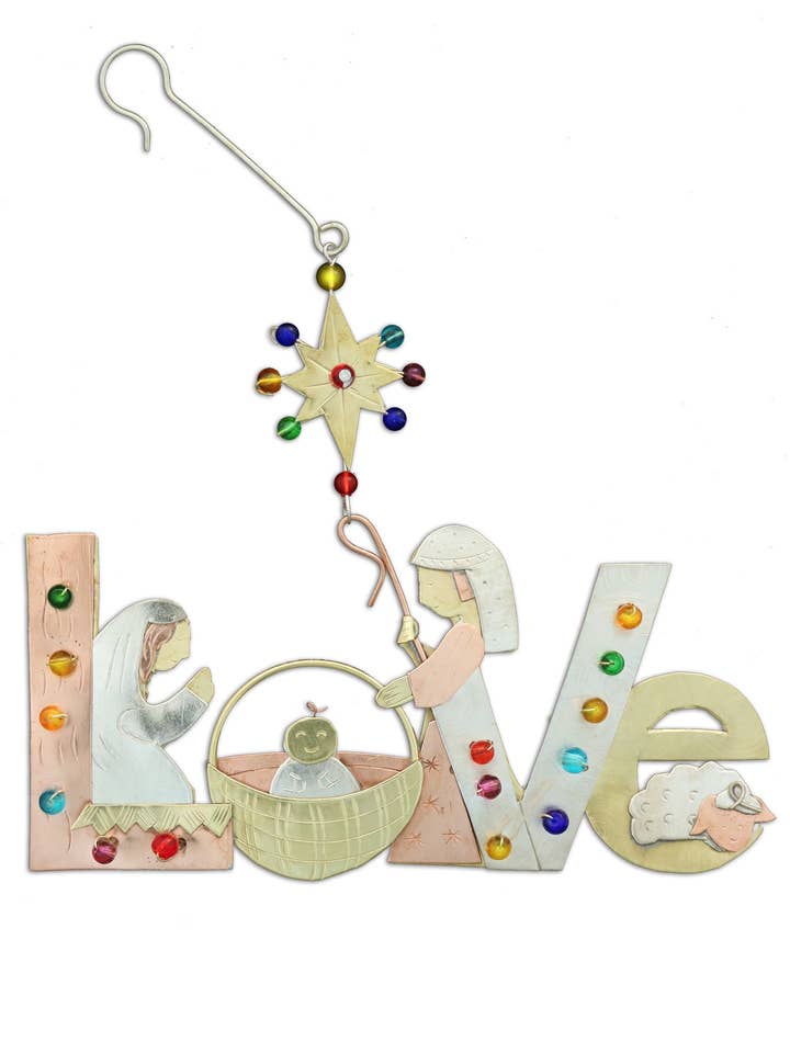 LOVE Nativity Ornament for wholesale by Pilgrim Imports