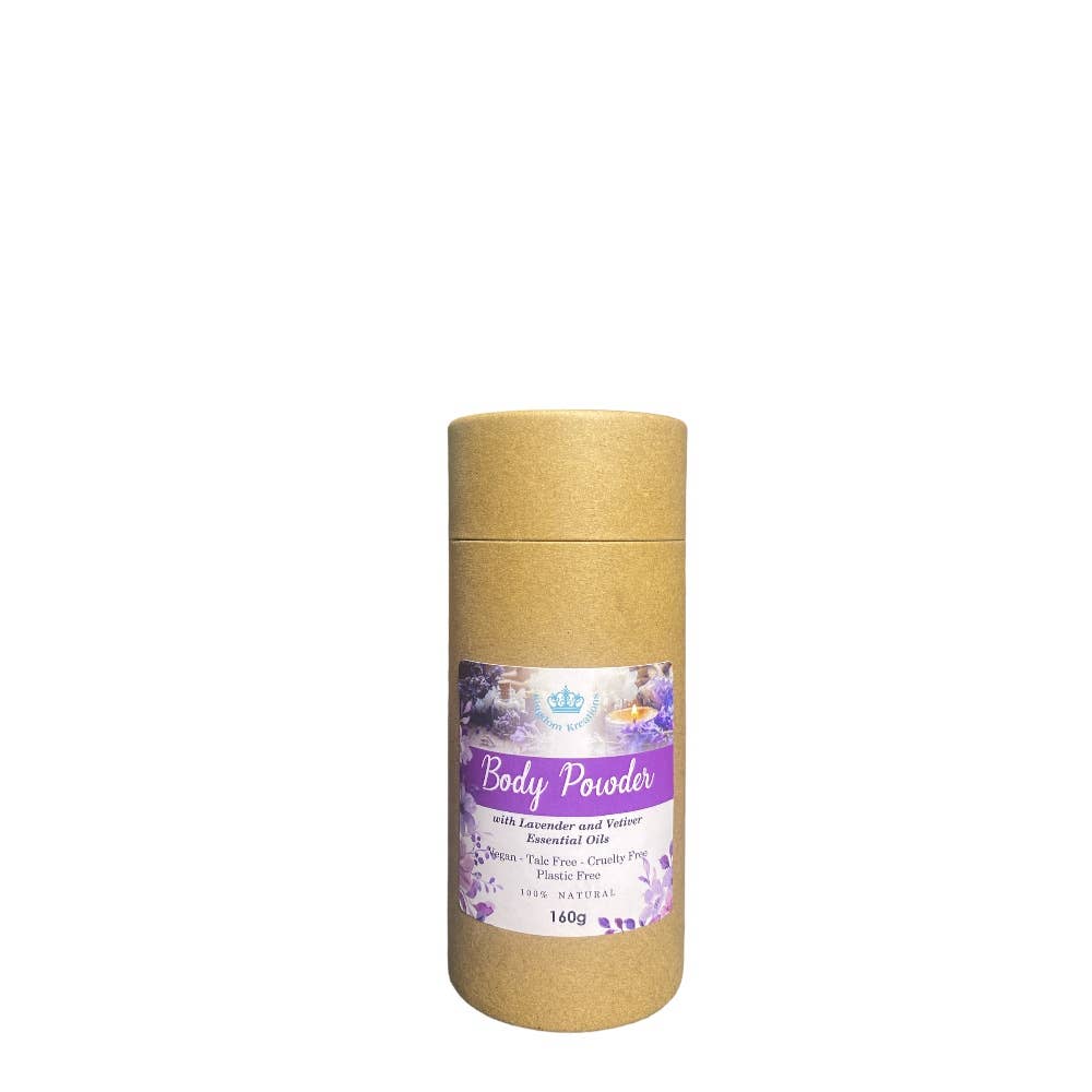 Kingdom Kreations – wholesale Body/talcum powder – 100% Natural Talc Free Body Powder - Lavender and Vetiver1