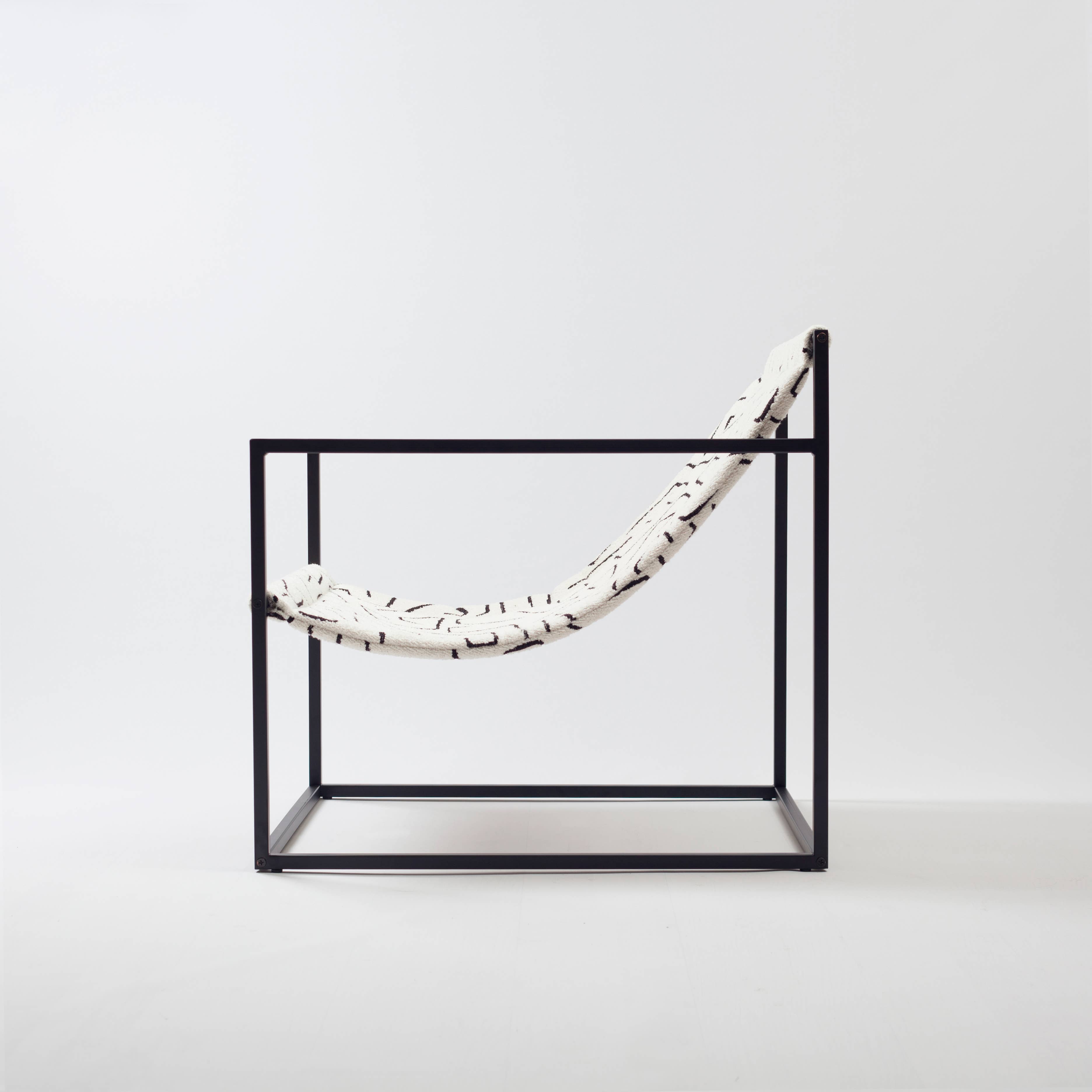 Fineroom Living - Vendita all'ingrosso Sedie - Set da 2 Poltrone Lounge BERNIE con Struttura in Acciaio e Design Minimalista2