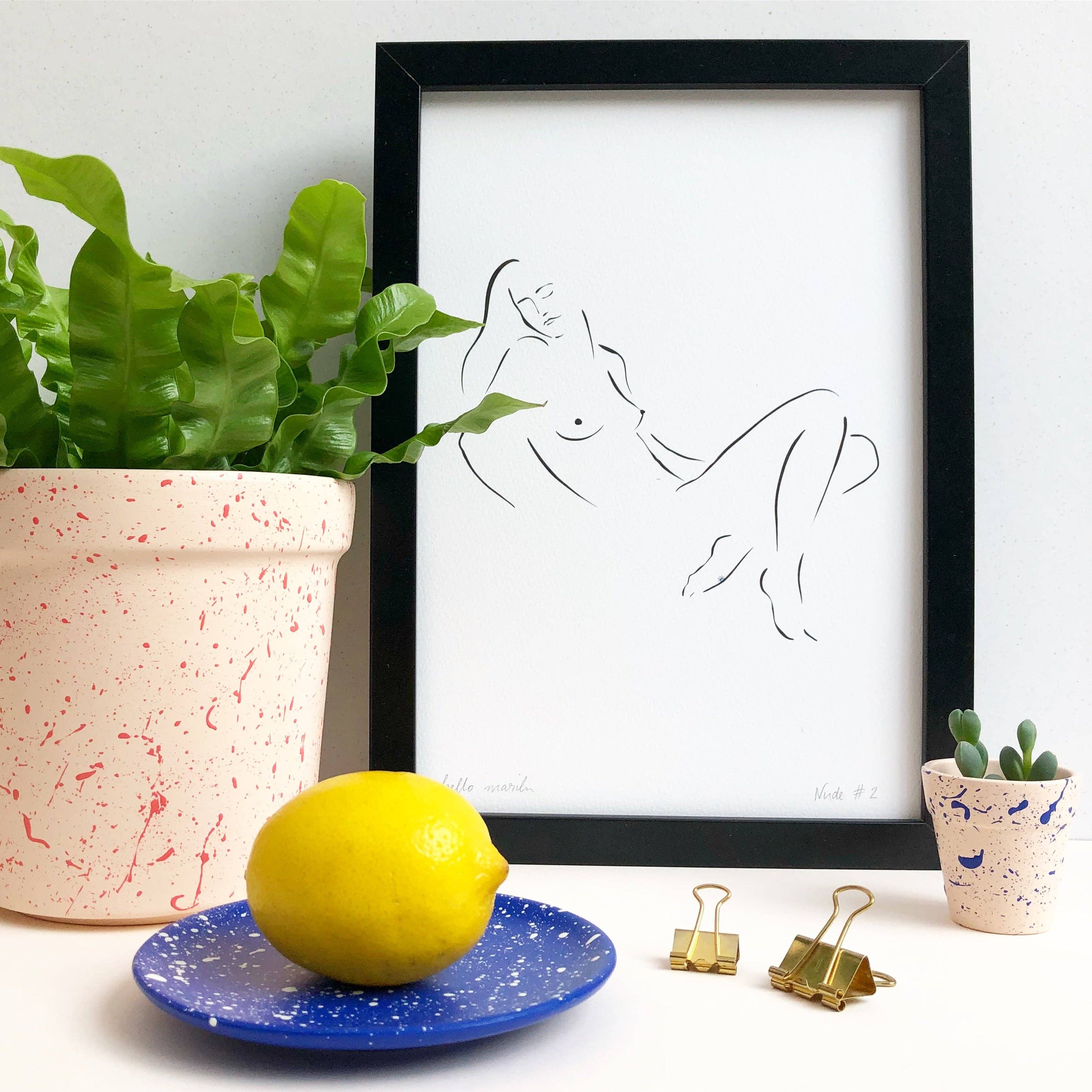 Hello Marilu - Wholesale Plant Pot - Large Splatter Plant Pots - Choose your colours9