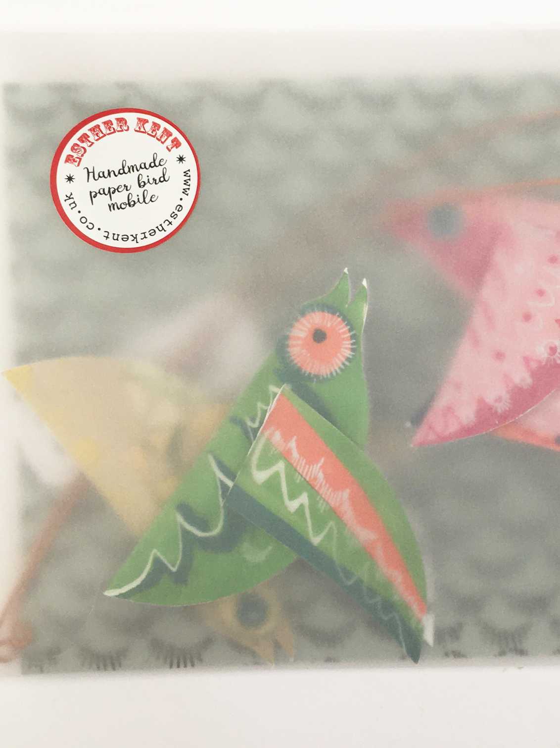 Esther Kent Design – wholesale Mobile – Handmade Colourful Paper Birds Mobile5