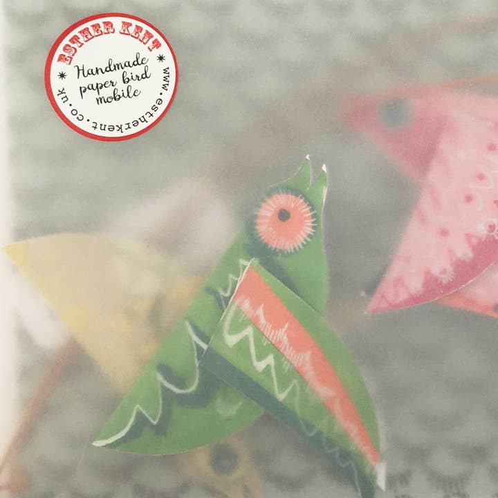 Esther Kent Design - Wholesale Mobile - Handmade Colourful Paper Birds Mobile5
