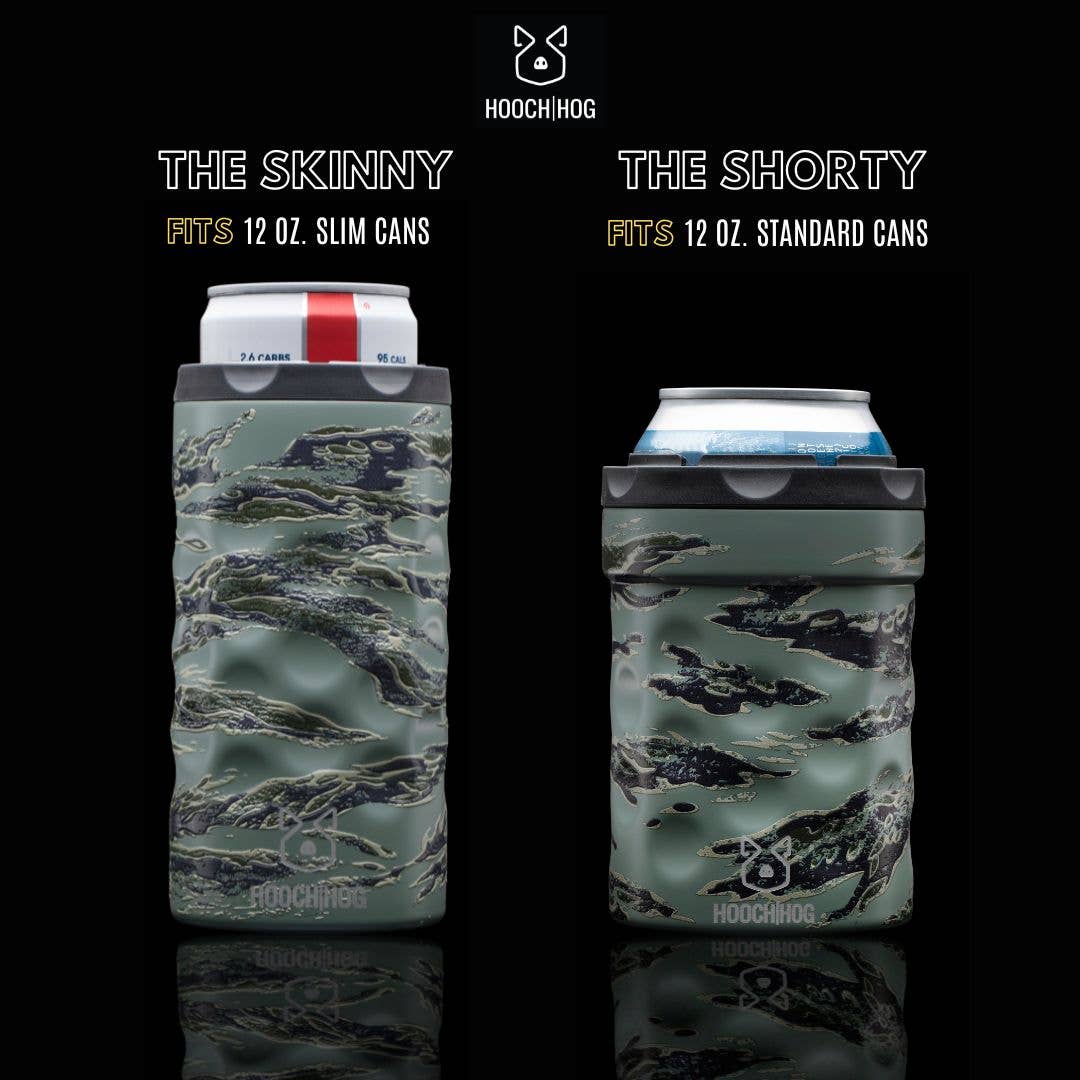 Hooch Hog - Wholesale Drink Huggers & Koozies - The Shorty Can Cooler [Green Camouflage]4