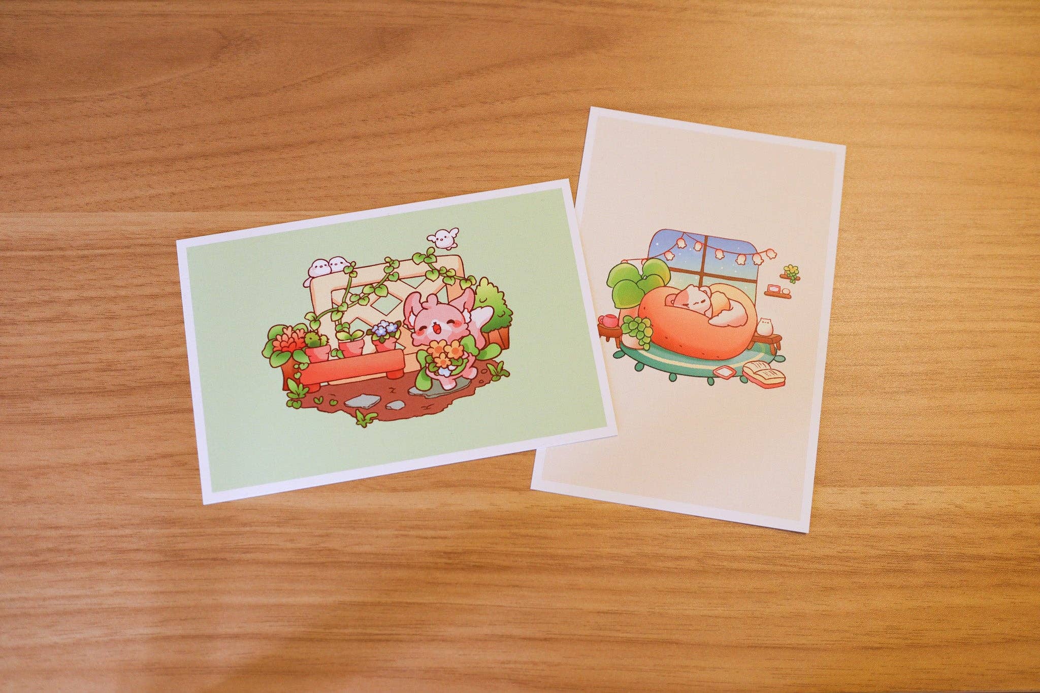 Fuwuffle - Wholesale Art Print - Fox Florist Art Print4