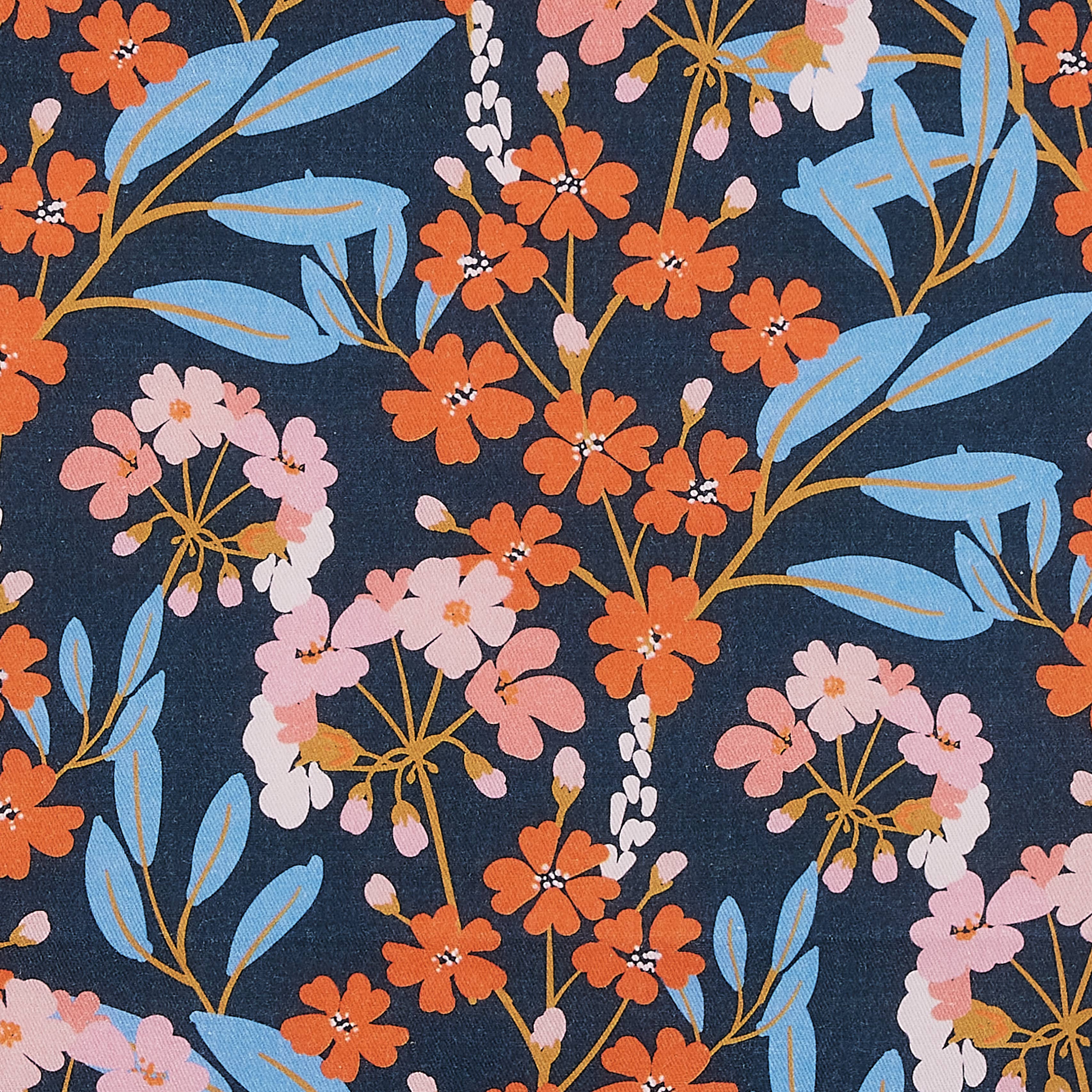 Peking Handicraft - Wholesale Tea Towel - Midnight Floral Kitchen Towel - Teresa Chan1