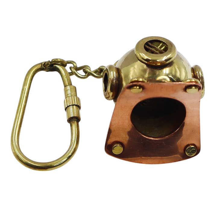Dollond & Co. – wholesale Keychain – Unisex – Brass Diving Helmet Keyring2