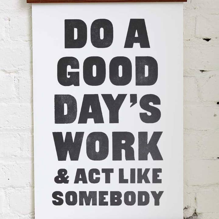 Old Try - Wholesale Art Print - Act Like Somebody