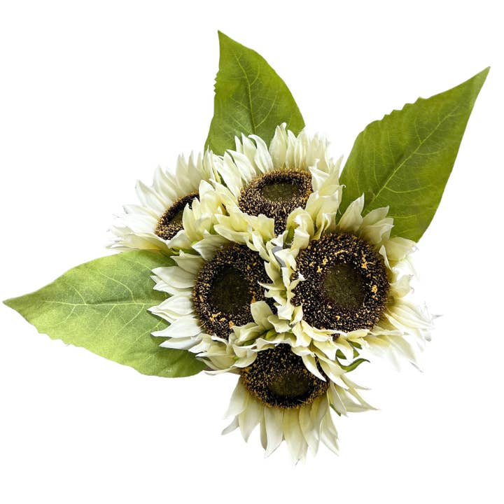 Sun Decorer - Wholesale Artificial flowers - Artificial Sunflower Arrangement with 5 Blooms