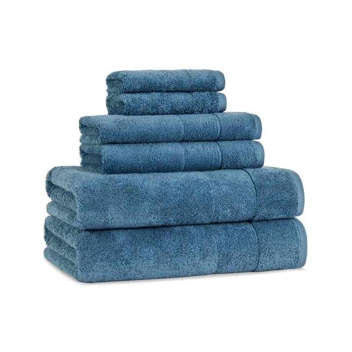 Arkwright Home - Wholesale Towel Set - Aston & Arden Turkish Cotton 6pc Towel Set- CASE of 6 Sets