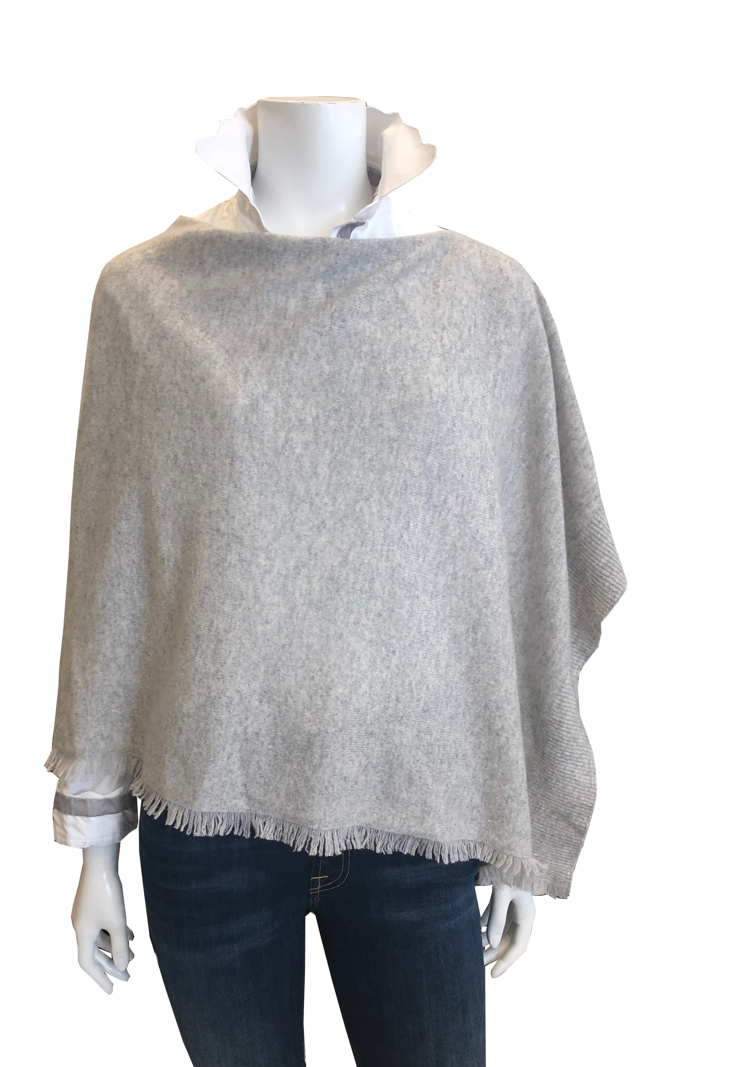 Cortland Park Cashmere - Vente Châle – femme - Topper à franges0