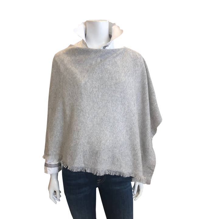 Cortland Park Cashmere - Vente Châle – femme - Topper à franges