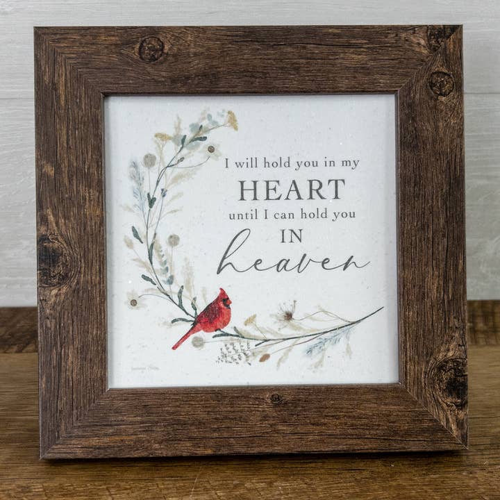 I Will Hold You In My Heart Until I Can Hold You Heaven Art for wholesale by Summer Snow Art