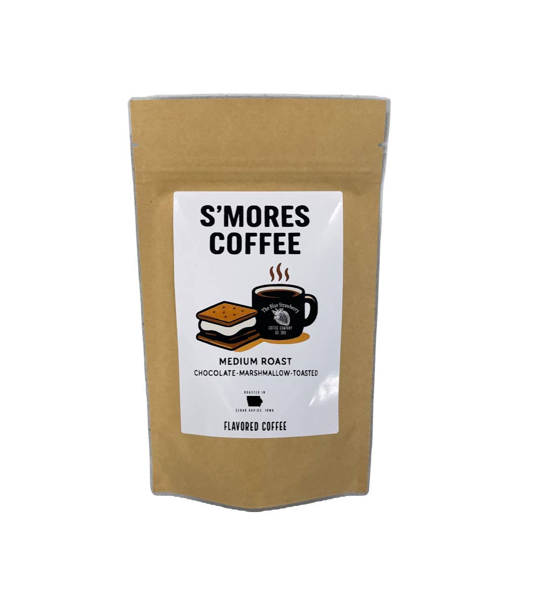 The Blue Strawberry Coffee Co - Wholesale Gemalen koffie - S'mores (gearomatiseerde koffie)0