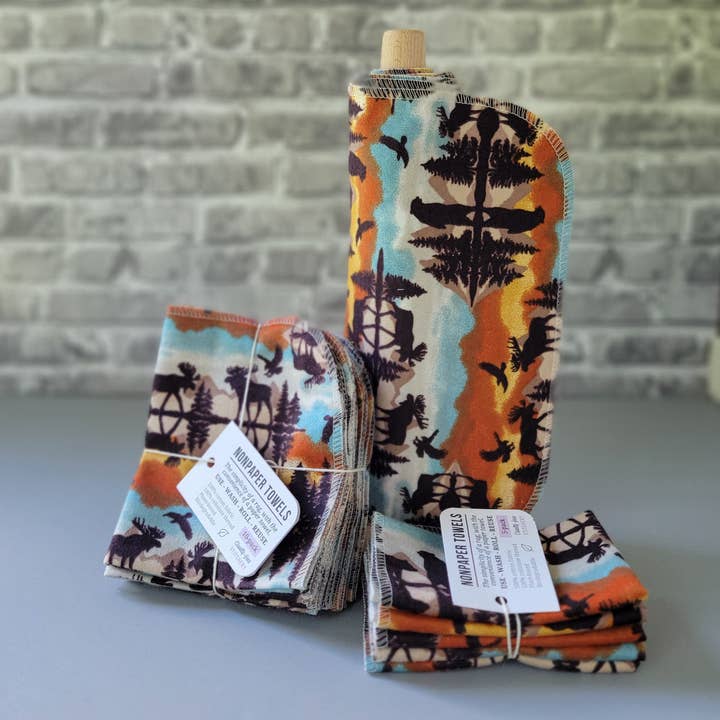 Essuie-tout NonPaper - Vue de la cabine pour la vente par Cruelty-Free Stitchery