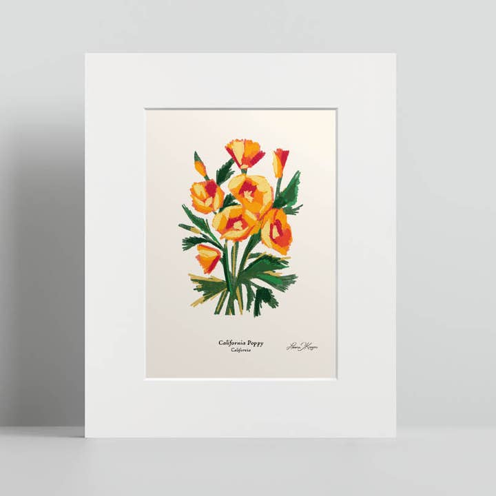 Addvent - Wholesale Art Print - US State Flowers / Small Art Prints4